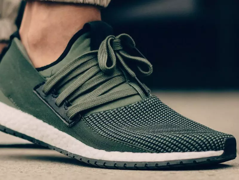 Adidas Pure Boost Raw Green Olive