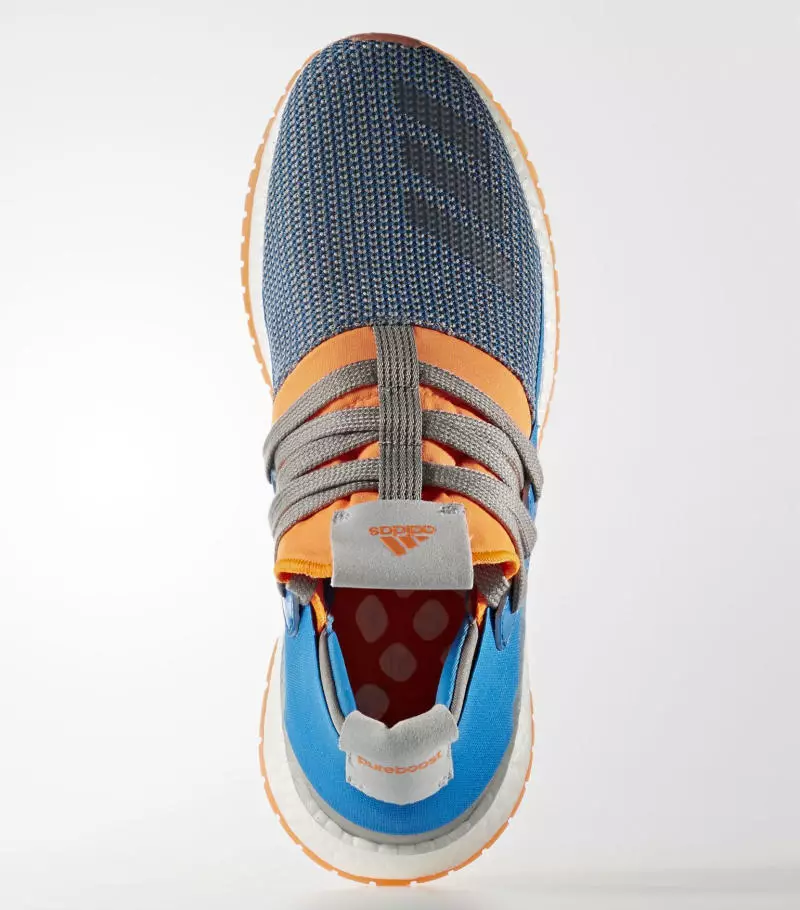 adidas Pure Boost Raw Blauw Oranje