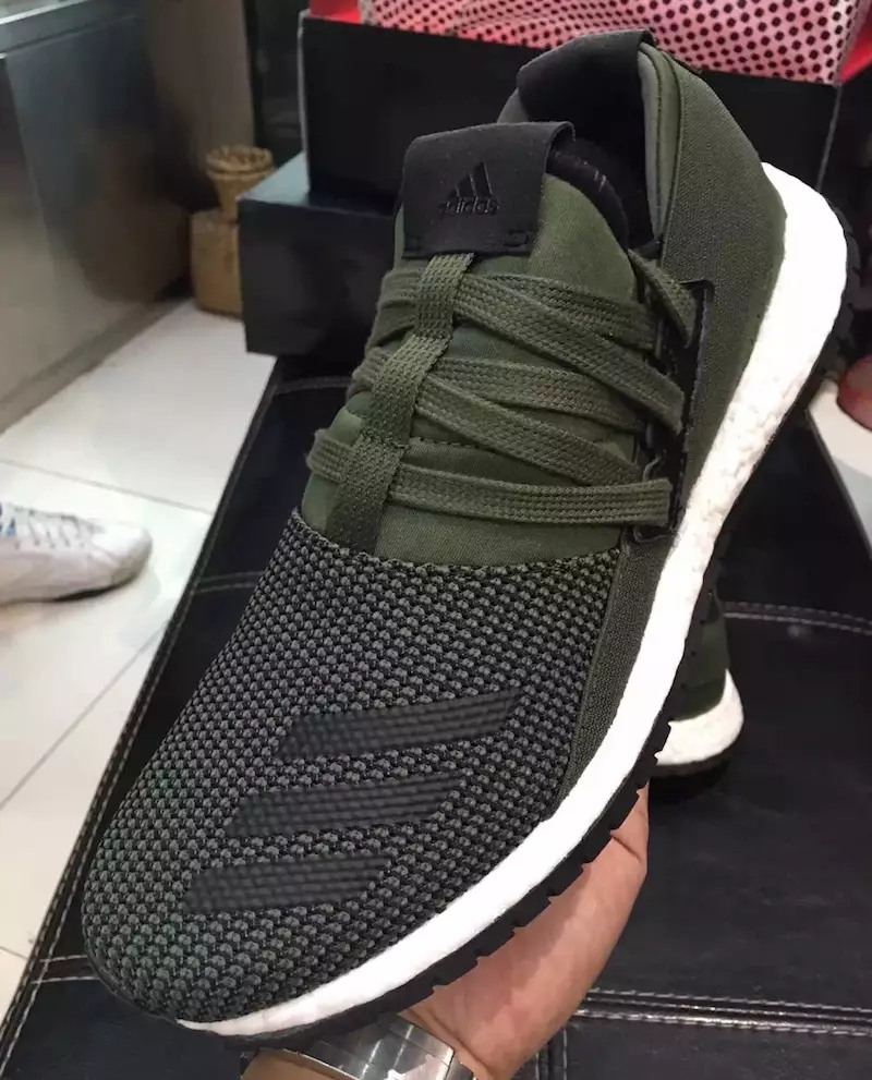 Adidas Pure Boost Raw Green Olive