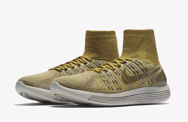 NikeLab LunarEpic Flyknit ngjyrë bezhë e artë