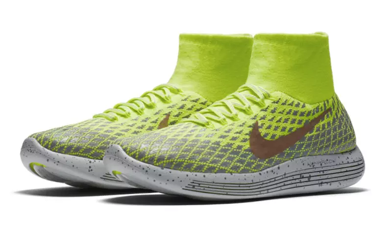 Lancement du bouclier Nike LunarEpic Flyknit en volt et lueur verte