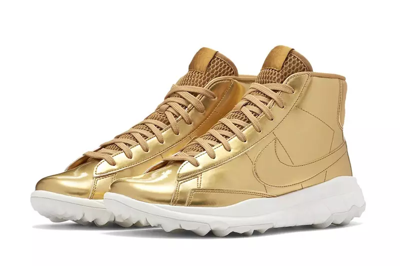 Nike Blazer Guld Golfskor