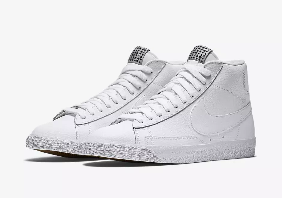 Nike Blazer Mid PRM VNTG Stars Đen Trắng