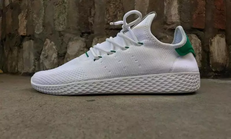 Pharrell Adidas Stan Smith HU Human Race Ақ жасыл