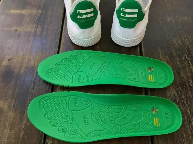 Pharrell adidas Stan Smith HU Human Race თეთრი მწვანე