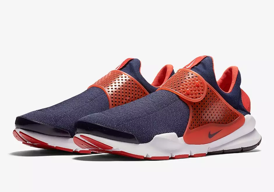 Носки Nike Dart Max оранжевый темно-синий 819686-402