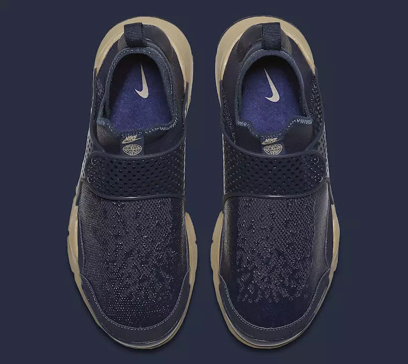 Stone Island x Nike Sok Dart Marineblauw