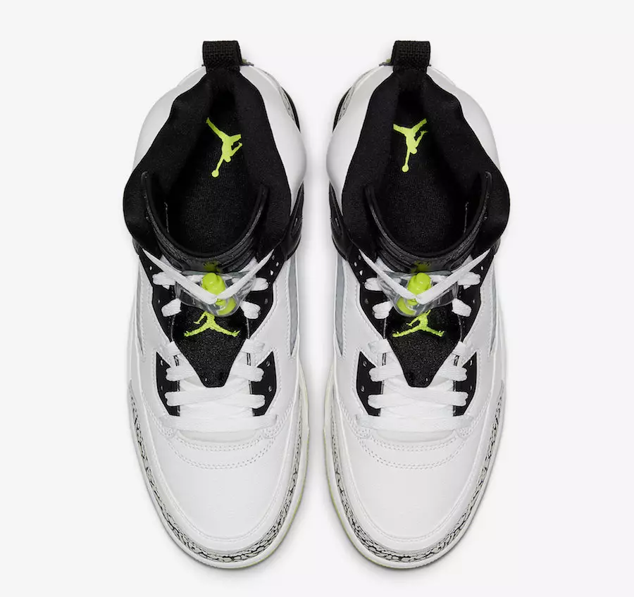 Jordan Spizike White Black Volt 315371-170 Išleidimo data