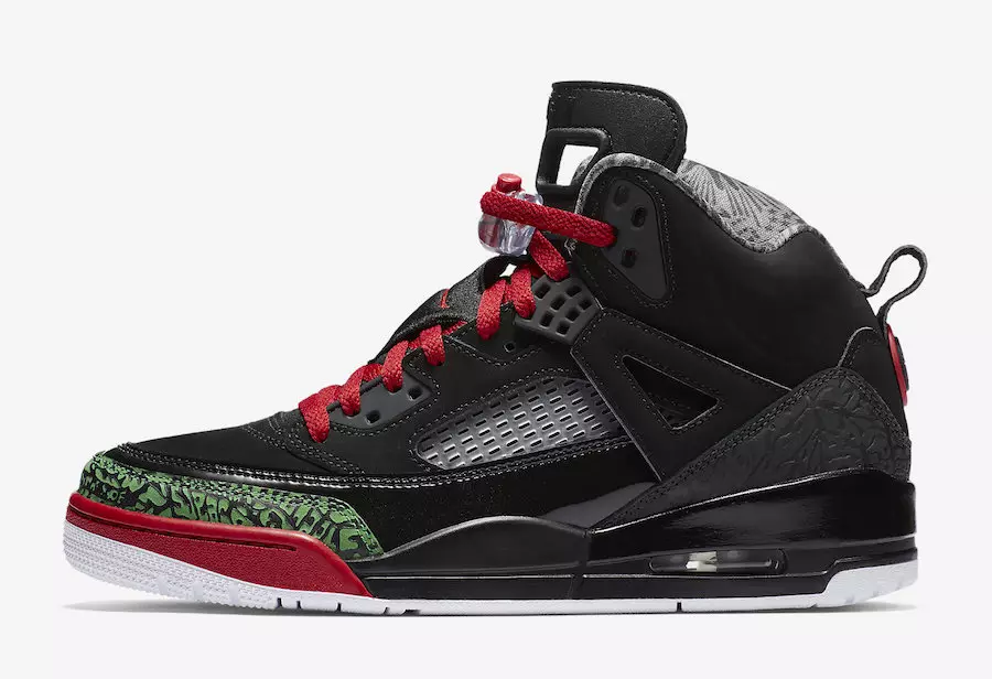 Jordan Spizike OG 315371-026 Musta punainen vihreä