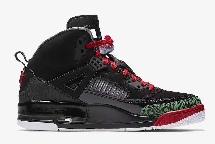 Jordan Spizike OG 315371-026 Hitam Merah Hijau