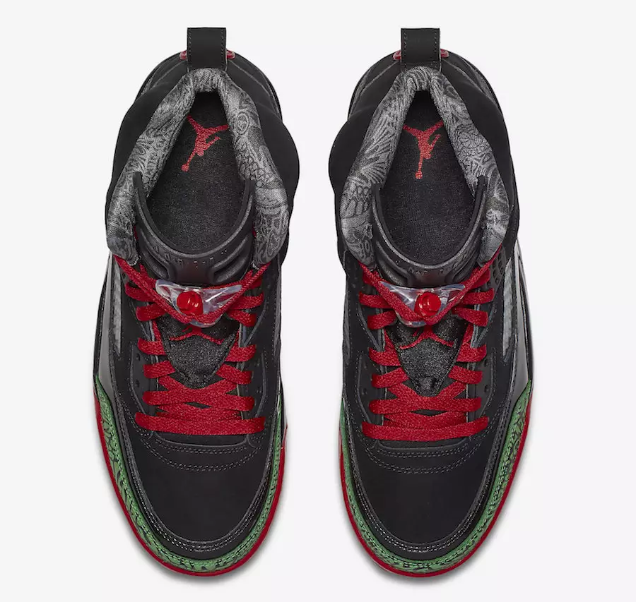 Jordan Spizike OG 315371-026 Black Red Green