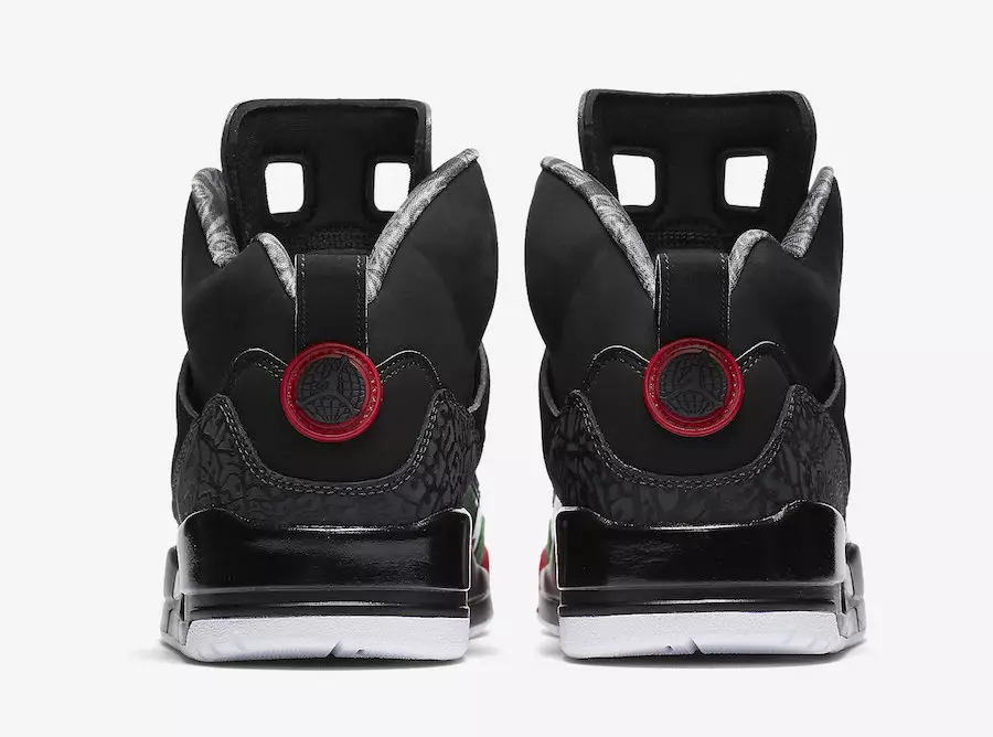 Jordan Spizike OG 315371-026 Hitam Merah Hijau