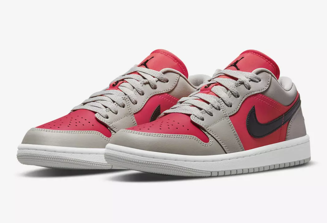 Air Jordan 1 Low Light Iron Ore Black Siren Red DC0774-060 Releasedatum