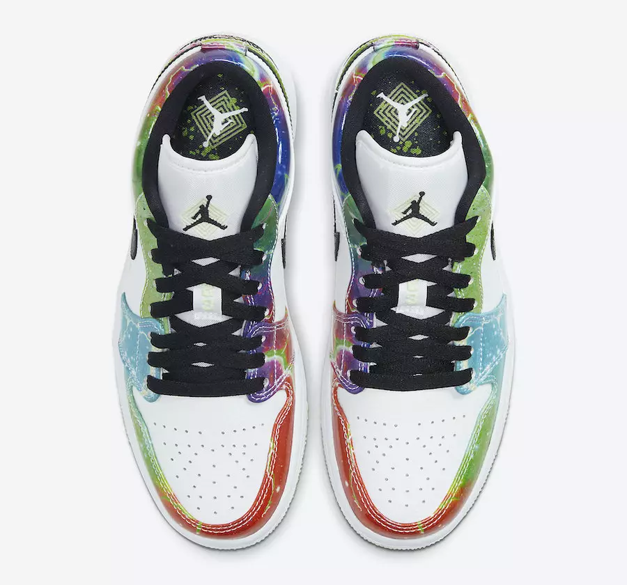 די מעלדונג טאָג פון Air Jordan 1 Low Galaxy CW7310-909