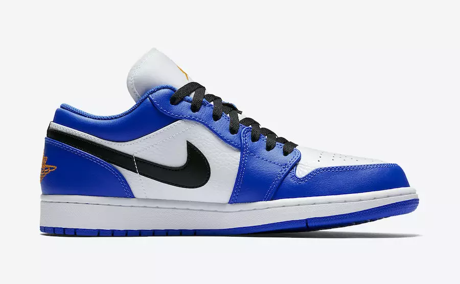 Air Jordan 1 Low Blue Orange 553558-401 Utgivelsesdato