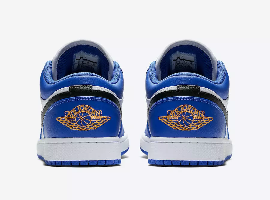 Air Jordan 1 Low Blue Orange 553558-401 Data lansării