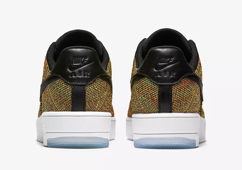 Низкие кроссовки Nike Air Force 1 Flyknit разноцветные 817419-700