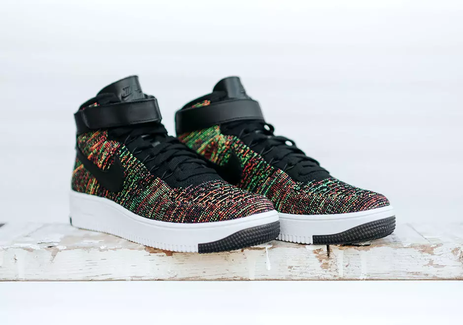 Nike Air Force 1 Mid Flyknit көп түсті