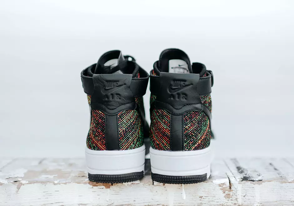 Разноцветные кроссовки Nike Air Force 1 Mid Flyknit