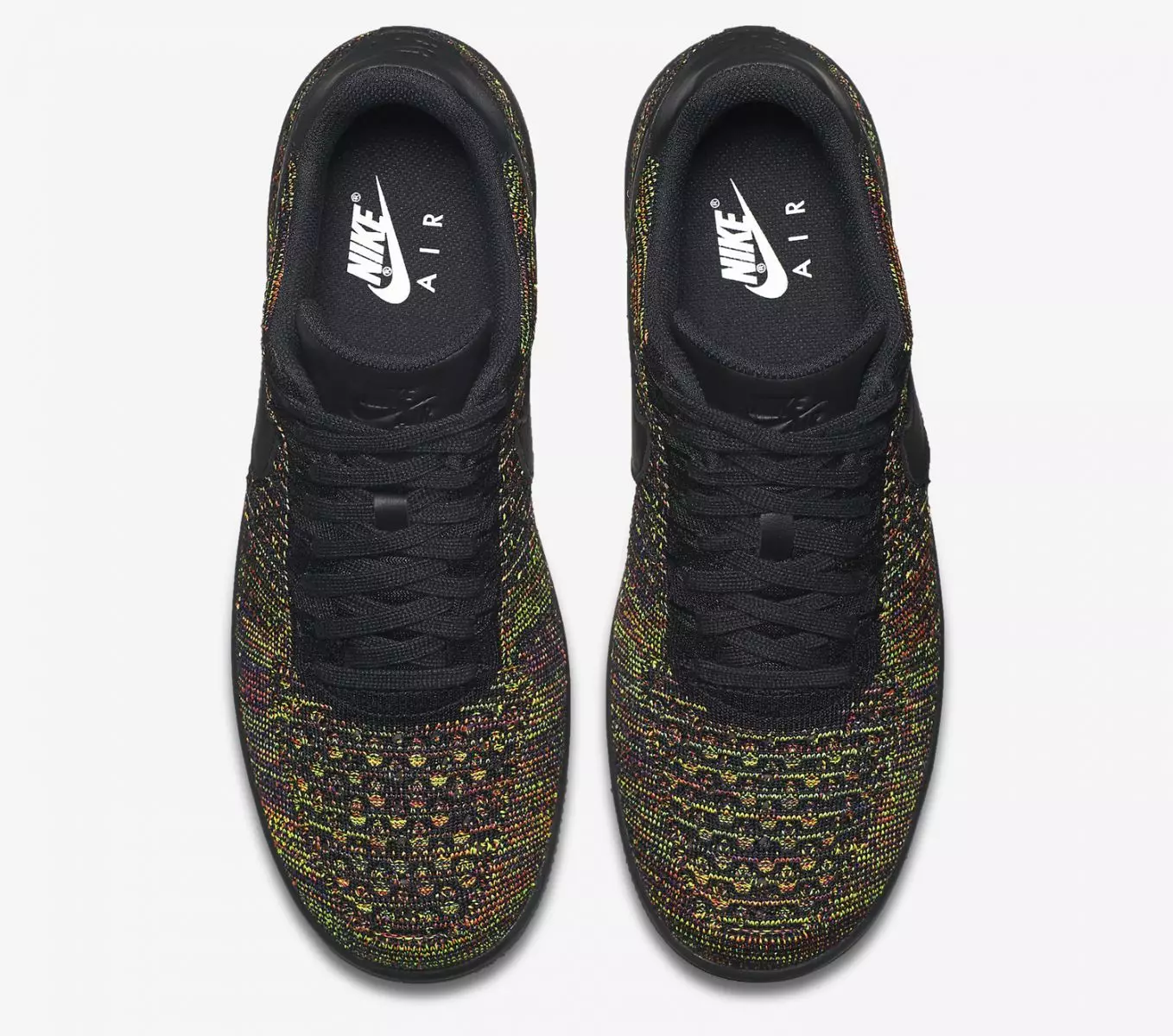 Nike Flyknit Air Force 1 Negro Multicolor Fecha de lanzamiento