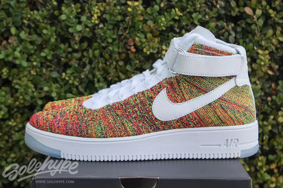 Разноцветные кроссовки Nike Air Force 1 Ultra Flyknit