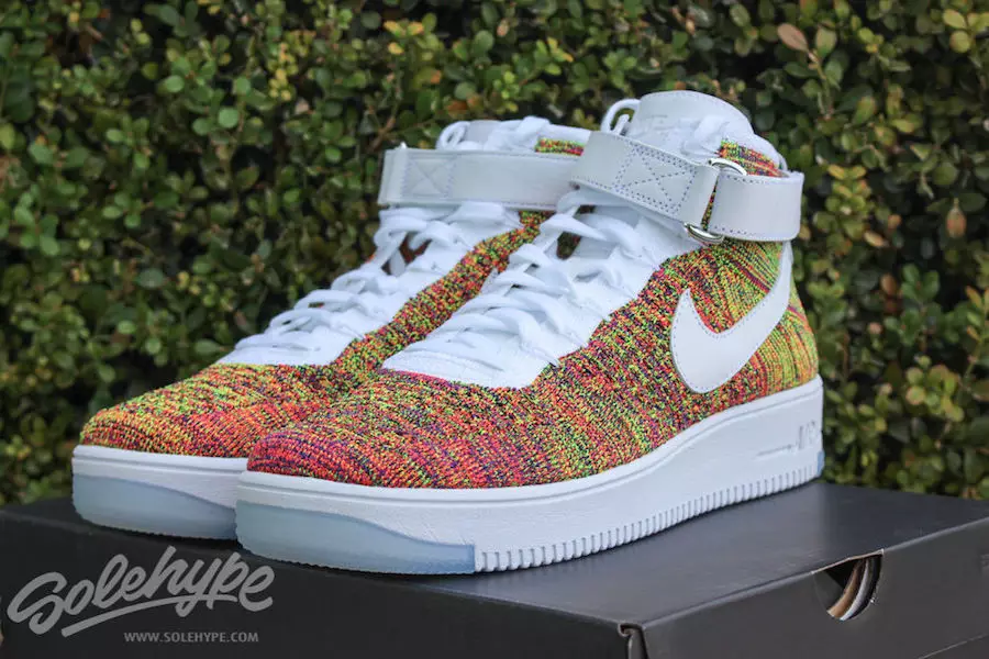 Разноцветные кроссовки Nike Air Force 1 Ultra Flyknit