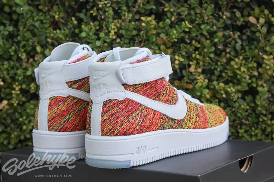 Разноцветные кроссовки Nike Air Force 1 Ultra Flyknit