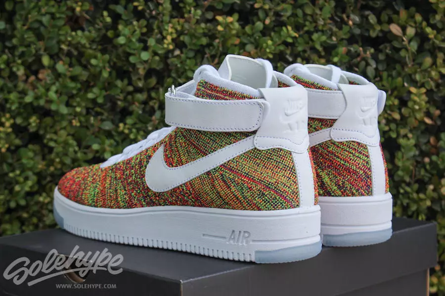 Разноцветные кроссовки Nike Air Force 1 Ultra Flyknit