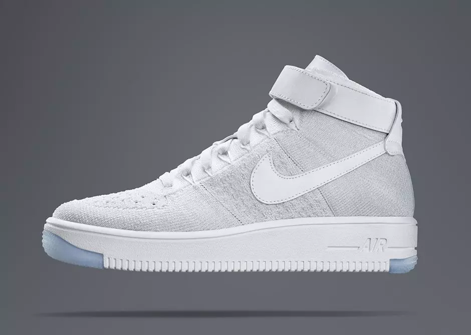 Nike Air Force 1 Ultra Flyknit Սպիտակ մաքուր պլատինե