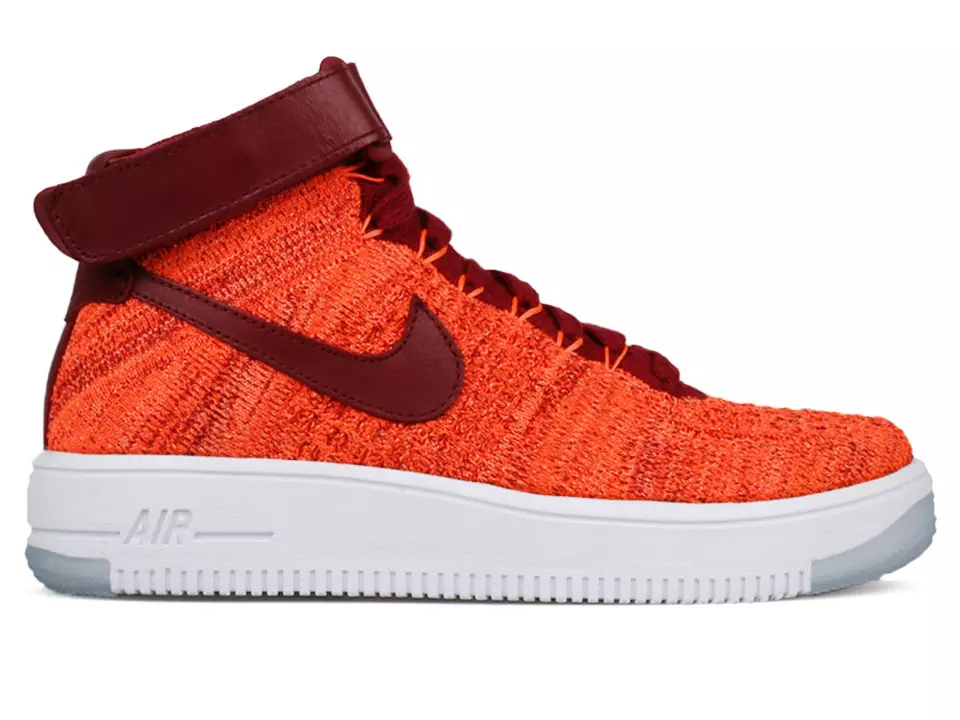 Жаночыя красоўкі Nike Flyknit Air Force 1