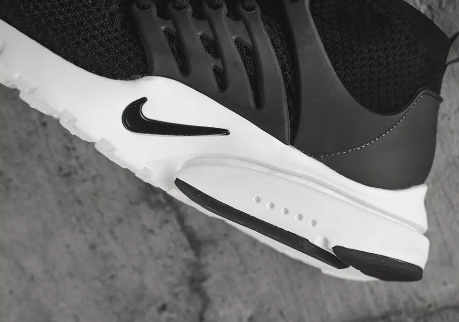 Nike Flyknit Presto Mid Black Branco