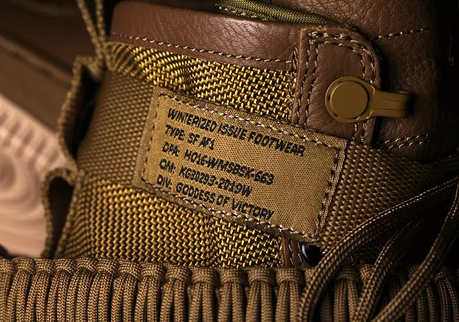 Nike SF-AF1 Avelã Dourado Bege 857872-200