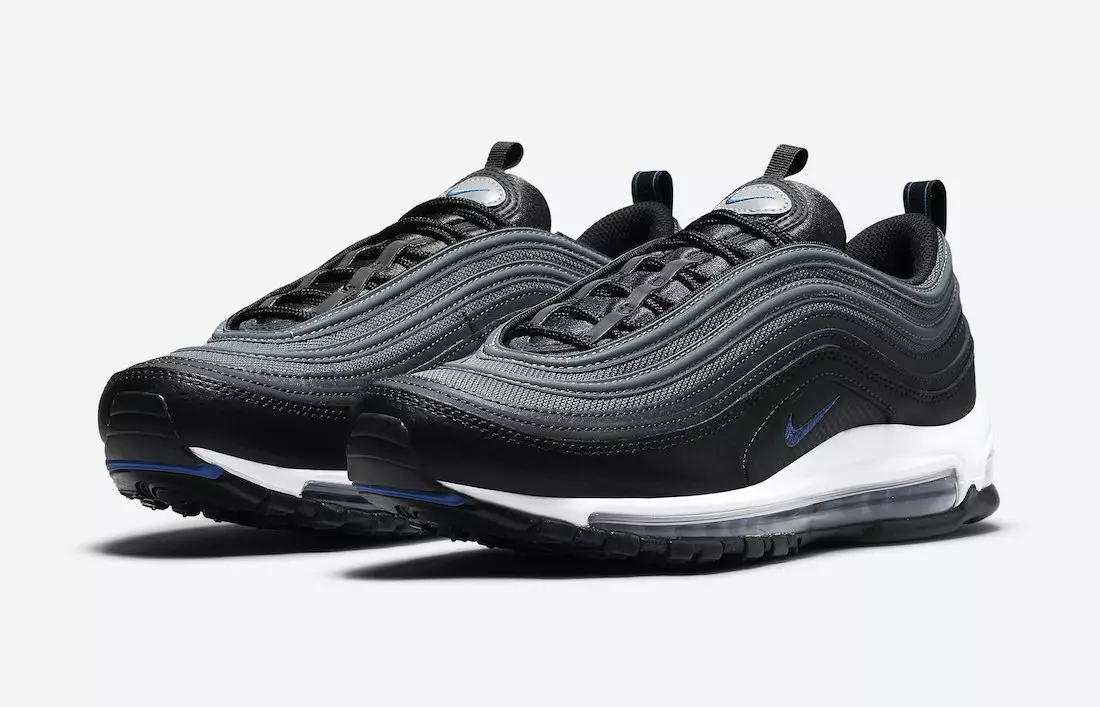 Nike Air Max 97 Yenye Maelezo ya Kuakisi na Lafudhi za Bluu za Racer