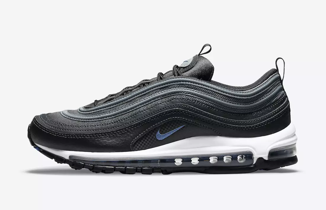 Nike Air Max 97 Sort Metallic Sølv Racer Blå DM9105-001 Udgivelsesdato