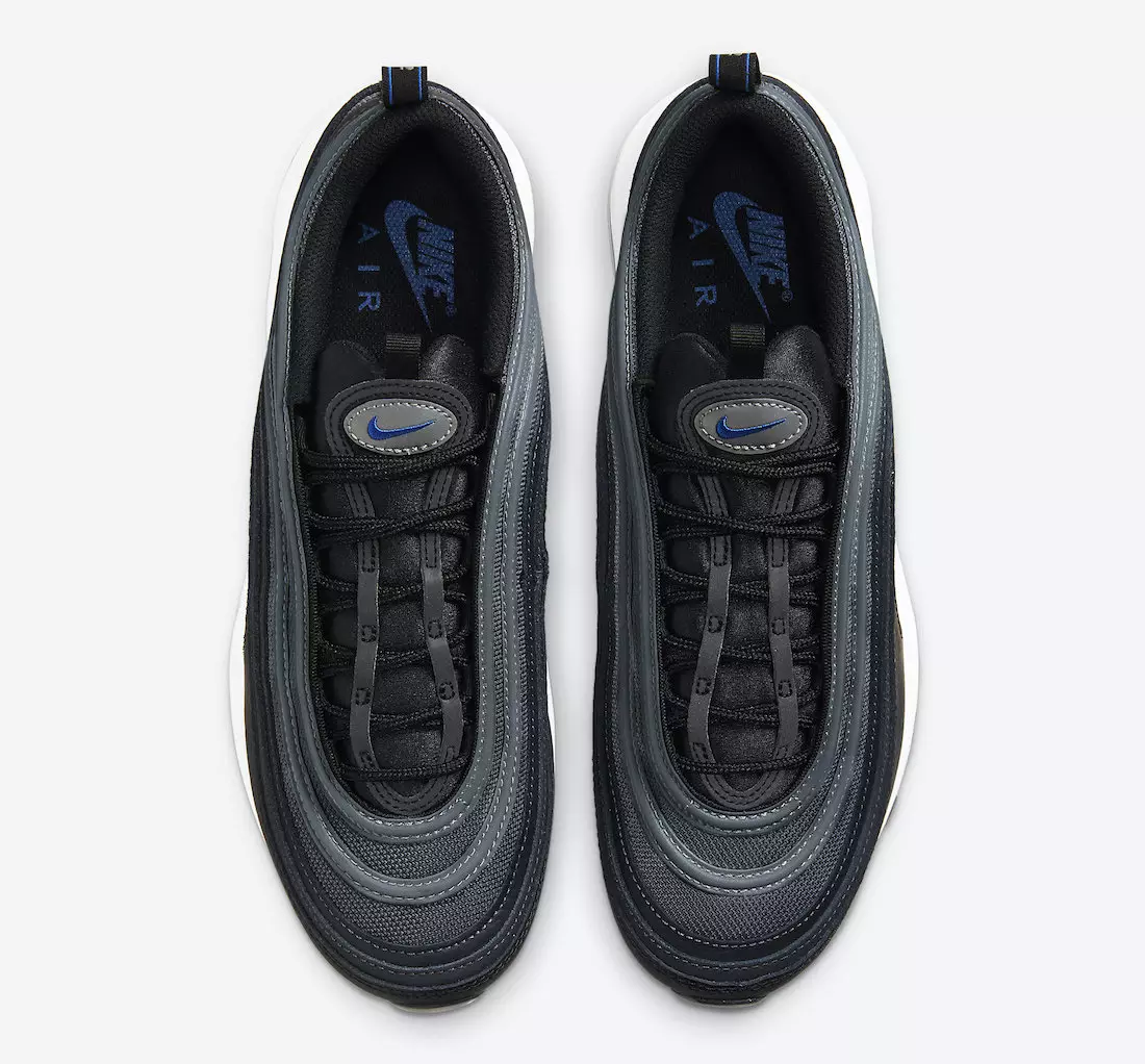 Nike Air Max 97 Black Metallic Silver Racer Blue DM9105-001 Datum izlaska