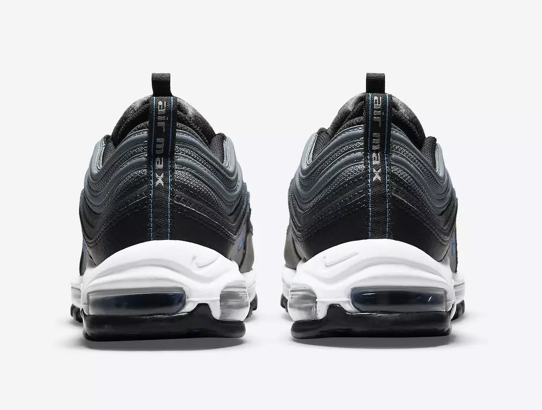 Nike Air Max 97 Black Metallic Silver Racer Blue DM9105-001 Útgáfudagur