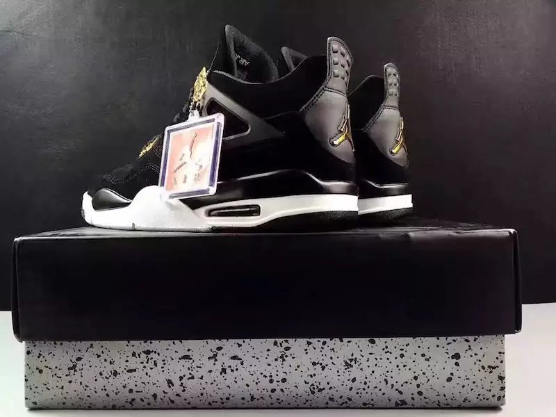 Air Jordan 4 Royalty Czarne Złoto