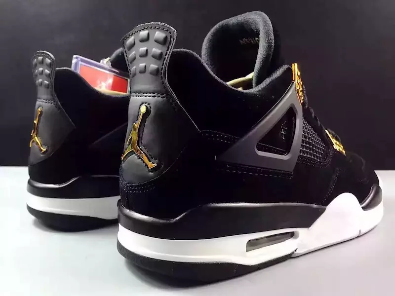 Air Jordan 4 Royal Black Gold