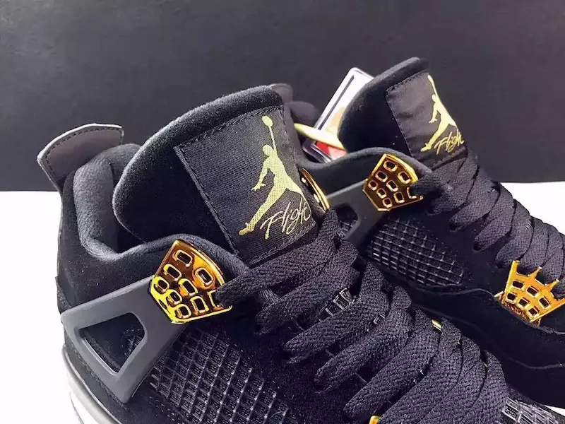 Air Jordan 4 Royal Gold qora oltin