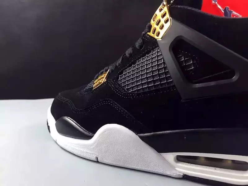 Air Jordan 4 Royalty Black Gold