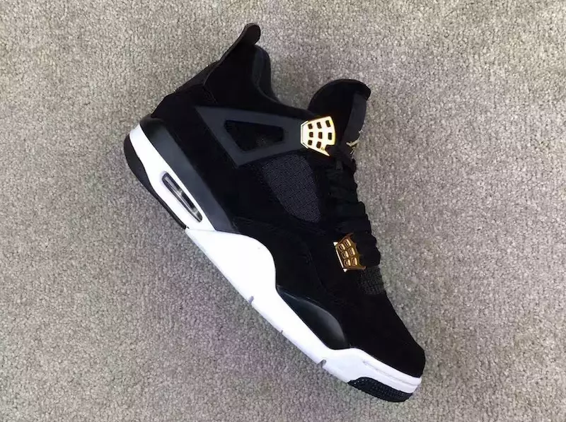 Air Jordan 4 Royalty Black Gold