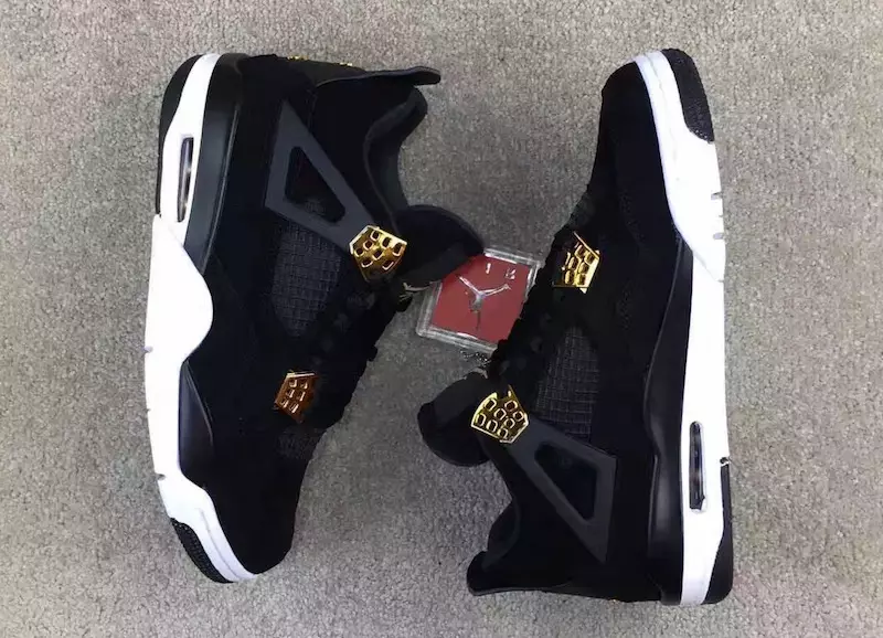 Aer Jordan 4 Ríchíosa Black Gold