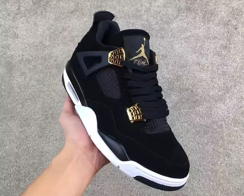 Air Jordan 4 Роялти Черное Золото