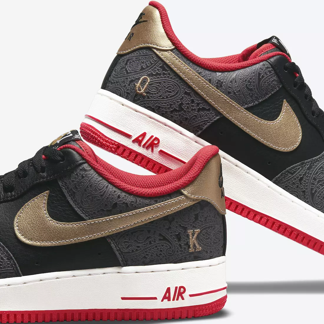 Data de llançament de Nike Air Force 1 Low Spades King Queen DJ5184-001