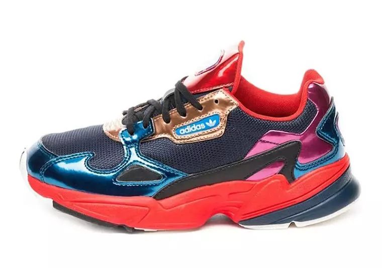 Adidas Falcon Releasing në tone shumëngjyrësh lëkure patentë