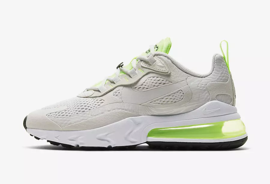 Nike Air Max 270 React Vast Grey Ghost Green CU3447-001 Tanggal Rilis