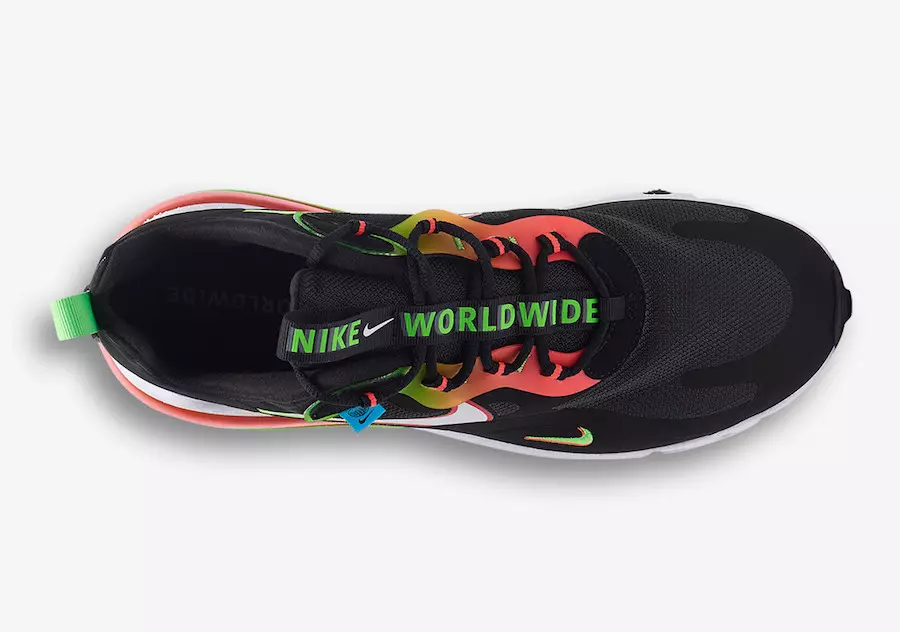 Nike Air Max 270 React Worldwide CK6457-001 ဖြန့်ချိသည့်ရက်စွဲ