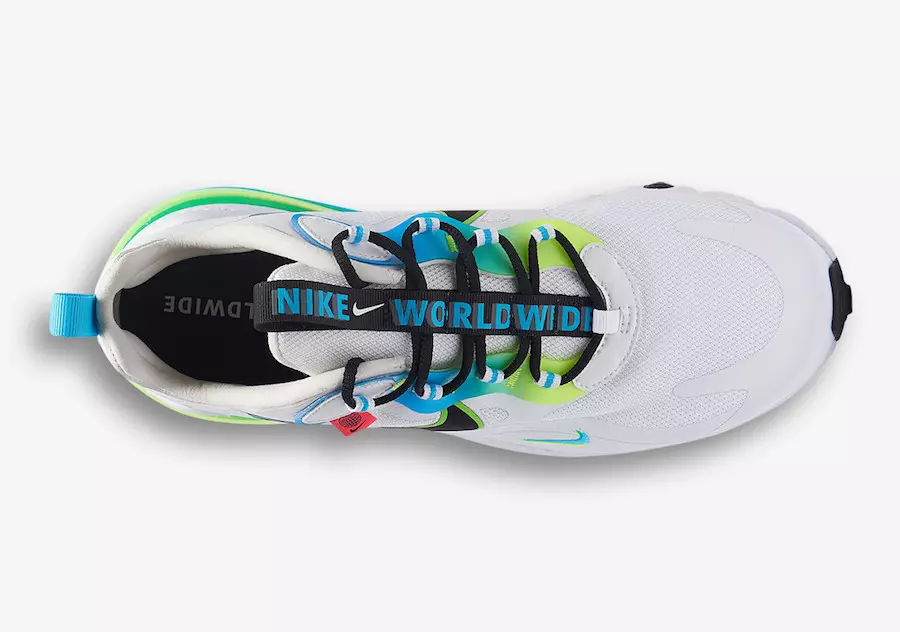 Nike Air Max 270 React Worldwide CK6457-100 ဖြန့်ချိသည့်ရက်စွဲ