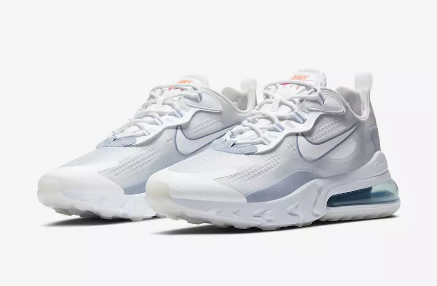 Nike Air Max 270 React Releasing в Pure Platinum и Indigo Fog