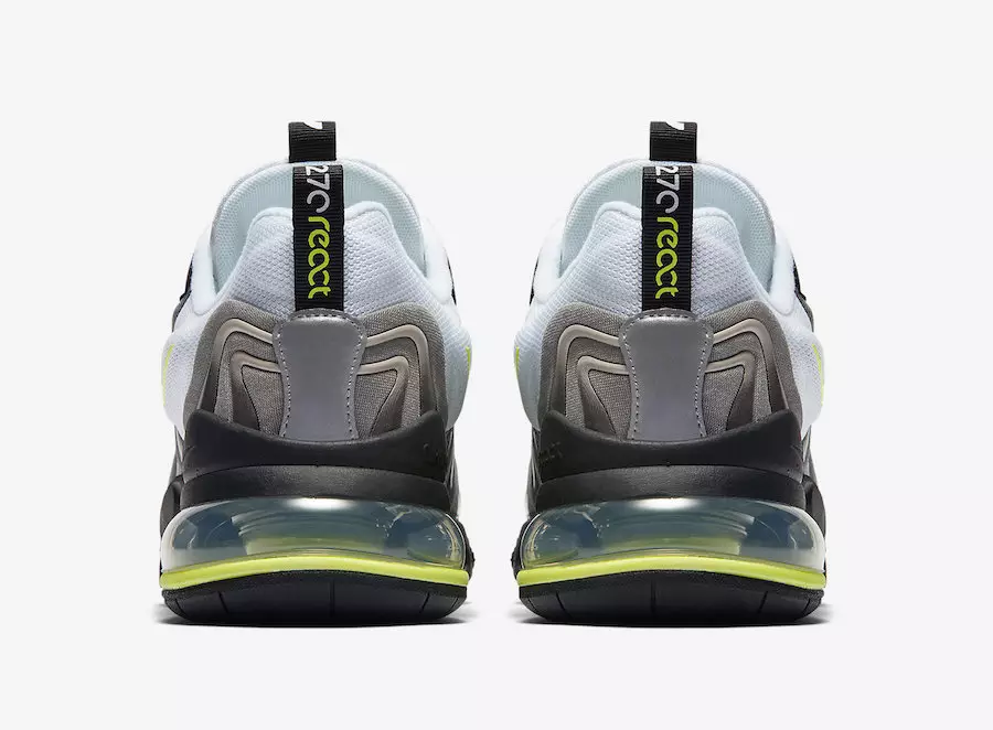 Nike Air Max 270 React ENG Neon CW2623-001 Шығарылым күні